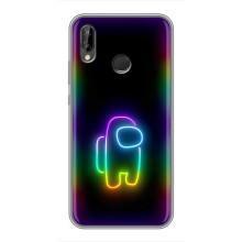 Чехол Амонг Ас для Huawei P20 Lite, Ane-L02 (AlphaPrint) (Яркий скин)