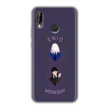 Чехлы Венсдей на Huawei P20 Lite, Ane-L02 Уэнсдей (AlphaPrint) (Уэнздей и подруга)