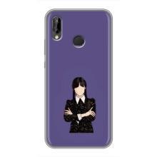 Чехлы Венсдей на Huawei P20 Lite, Ane-L02 Уэнсдей (AlphaPrint) (Уэнздей в черном)