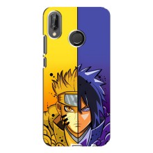 Купить Чохли на телефон з принтом Anime для Хуавей П20 Лайт – Naruto Vs Sasuke