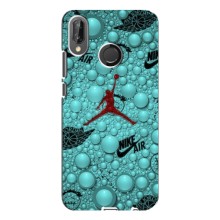 Силиконовый Чехол Nike Air Jordan на Хуавей П20 Лайт – Джордан Найк