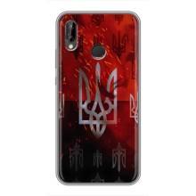 Украинские Чехлы для Huawei P20 Lite, Ane-L02 с картинкой УПА (AlphaPrint) (ГЕРБ УПА)