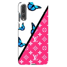 Брендновые Чехлы для Huawei P20 Pro, CLT-L04 - (PREMIUMPrint) (Мода LV)