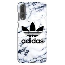 Чехлы Адидас для Huawei P20 Pro, CLT-L04 (AlphaPrint) (Адидас на мраморе)