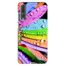 Чехлы (ART) Цветы на Huawei P20 Pro, CLT-L04 (VPrint) (Семицветик)