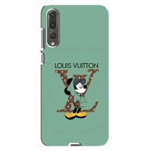 Чехлы Луи Витон для Huawei P20 Pro, CLT-L04 (AlphaPrint - LOUIS VUITTON) (Микки Маус LV)