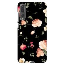Чехлы с Цветами для Huawei P20 Pro, CLT-L04 (VPrint) (Розочки)