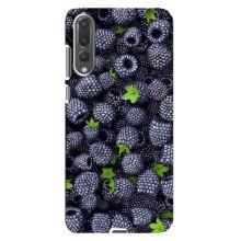 Чехлы с Фруктами для Huawei P20 Pro, CLT-L04 (VPrint) (Ежевика)