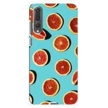 Чехлы с Фруктами для Huawei P20 Pro, CLT-L04 (VPrint) (Грейпфрут)