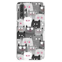 Чехлы с Котиками для Huawei P20 Pro, CLT-L04 (VPrint) (Рисованные котики)