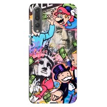 Чехлы с крутыми принтами для Huawei P20 Pro, CLT-L04 - (PREMIUMPrint) (Monopoly man)