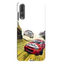 Чехлы с Машинами на Хуавей П20 Про (VPrint) (Гоночные Тачки)