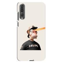 Чехлы с Обезьянами NFT для Huawei P20 Pro, CLT-L04 (AlphaPrint) (обезьяна NFT в очках)