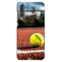 Чехлы с принтом Спортивная тематика для Huawei P20 Pro, CLT-L04 (Теннисный корт)