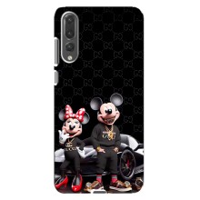 Чехол Disney Mouse Huawei P20 Pro, CLT-L04 (PREMIUMPrint) (Семья Маусов)