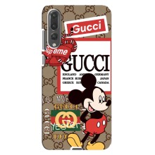 Чехол Disney Mouse Huawei P20 Pro, CLT-L04 (PREMIUMPrint) (Стильный Микки)