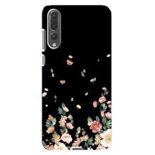 Чехол для Хуавей П20 Про - с принтом (Дизайнерские) (AlphaPrint) (Маленькие цветы)