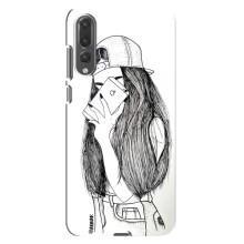 Чехол с печатью для Huawei P20 Pro, CLT-L04 - (Мода) (AlphaPrint) (Фото девочки)