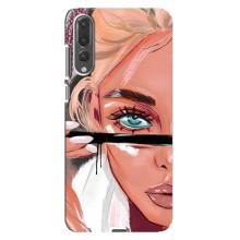 Чехол с печатью для Huawei P20 Pro, CLT-L04 - (Мода) (AlphaPrint) (Макияж)