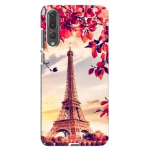 Чехол Эйфелева Башня для Huawei P20 Pro, CLT-L04 - (AlphaPrint) (Эйфелева Башня)