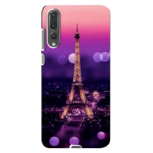 Чехол Эйфелева Башня для Huawei P20 Pro, CLT-L04 - (AlphaPrint)