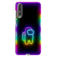 Чехол Амонг Ас для Huawei P20 Pro, CLT-L04 (AlphaPrint) (Яркий скин)