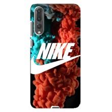 Чехол для Huawei P20 Pro, CLT-L04 - с принтом Найк (AlphaPrint) (Дымчатый найк)