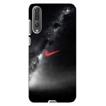 Чехол для Huawei P20 Pro, CLT-L04 - с принтом Найк (AlphaPrint) (Найк красный)