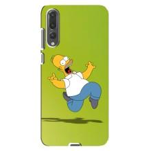 Чехол с Симпсонами для Huawei P20 Pro, CLT-L04 (VPrint) (Гомер Симпсон)