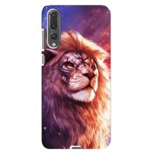 Чехол со Львом для Huawei P20 Pro, CLT-L04 (VPrint) (Красочный Лев)