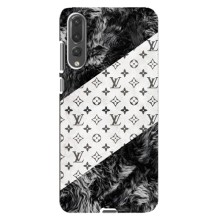 Чохол Стиль Louis Vuitton на Huawei P20 Pro, CLT-L04 (LV на білому)