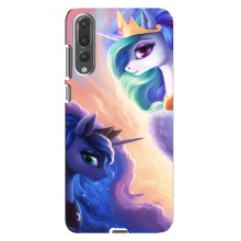 Чехол Unicorn на Huawei P20 Pro, CLT-L04 (Единорожки на тучках)
