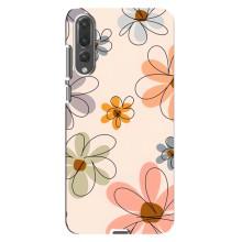 Чохол з квітковим принтом на Huawei P20 Pro українською: – Кольорові квіти
