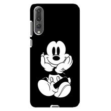 Міккі Маус чохол для Huawei P20 Pro, CLT-L04 (AlphaPrint - Мультяшні) (Маус на чорному)