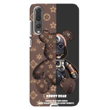 Крутые Чехлы Луи Виттон для Huawei P20 Pro, CLT-L04 (AlphaPrint) (Медведь Луи Витон)