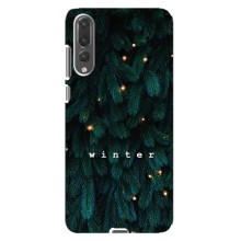 Новогодние, Праздничные Чехлы для Huawei P20 Pro, CLT-L04 - 2024 год (Winter)