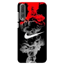 Силіконовый Чохол на Huawei P20 Pro, CLT-L04 з картинкою НАЙК (Nike дим)