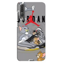 Силиконовый Чехол Nike Air Jordan на Хуавей П20 Про – Air Jordan