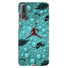 Силиконовый Чехол Nike Air Jordan на Хуавей П20 Про – Джордан Найк