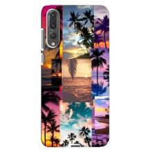 Силиконовый чехол с КАРТИНКАМИ лето для Huawei P20 Pro, CLT-L04 (AlphaPrint) (Летний отпуск)