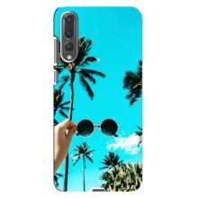 Силиконовый чехол с КАРТИНКАМИ лето для Huawei P20 Pro, CLT-L04 (AlphaPrint) (Взгляд лето)