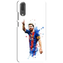 Чехлы Месси для Huawei P20, EML-L09 (AlphaPrint) (Лео Месси)