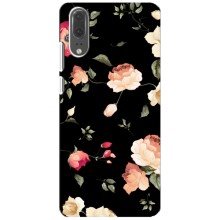 Чехлы с Цветами для Huawei P20, EML-L09 (VPrint) (Розочки)