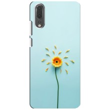 Чехлы с Цветами для Huawei P20, EML-L09 (VPrint) (Желтый цветок)