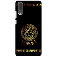 Чехлы VERSACE для Хуавей Пи20 (PREMIUMPrint) (Logo Versace)