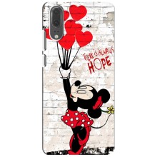 Чехол Disney Mouse Huawei P20, EML-L09 (PREMIUMPrint) (Heart Minni)