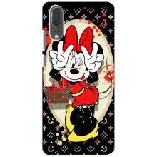 Чехол Disney Mouse Huawei P20, EML-L09 (PREMIUMPrint) (Минни peace)