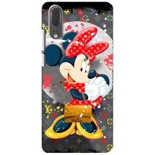 Чехол Disney Mouse Huawei P20, EML-L09 (PREMIUMPrint) (Minni с бантиком)