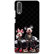 Чехол Disney Mouse Huawei P20, EML-L09 (PREMIUMPrint) (Семья Маусов)