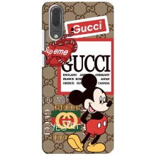 Чехол Disney Mouse Huawei P20, EML-L09 (PREMIUMPrint) (Стильный Микки)